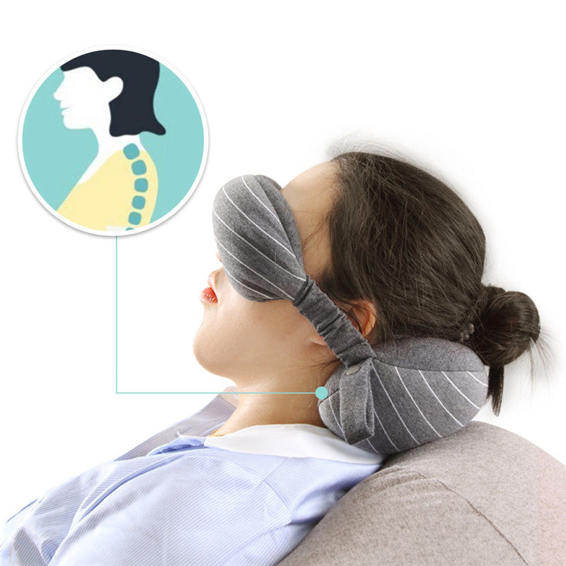 Two-In-One Multi-Function Eye Mask Pillow Office Pillow Pillow Cervical Pillow Eye Mask Pillow Travel Pillow Neck Pillow